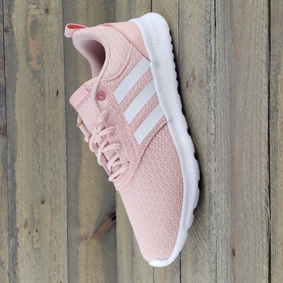 adidas QT Racer 2.0 Women's Everyday Cushioned Shoes Sneakers Vapour Pink/White - Picture 3 of 9